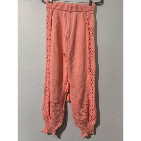 Loveshackfancy Nyla joggers in peach Melba XS - Picture 10 of 16